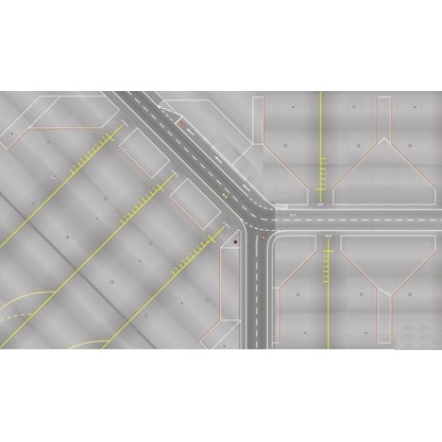 Placa rígida de aeroporto Modelos 1:200