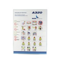 Safety Card A320 SATA Atlantic Spirit