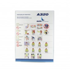 Safety Card A320 SATA Atlantic Spirit