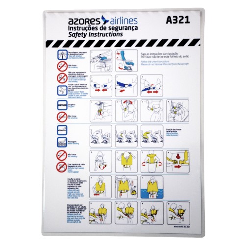 Safety Card A321 OD-SGR-047/01 DEC17
